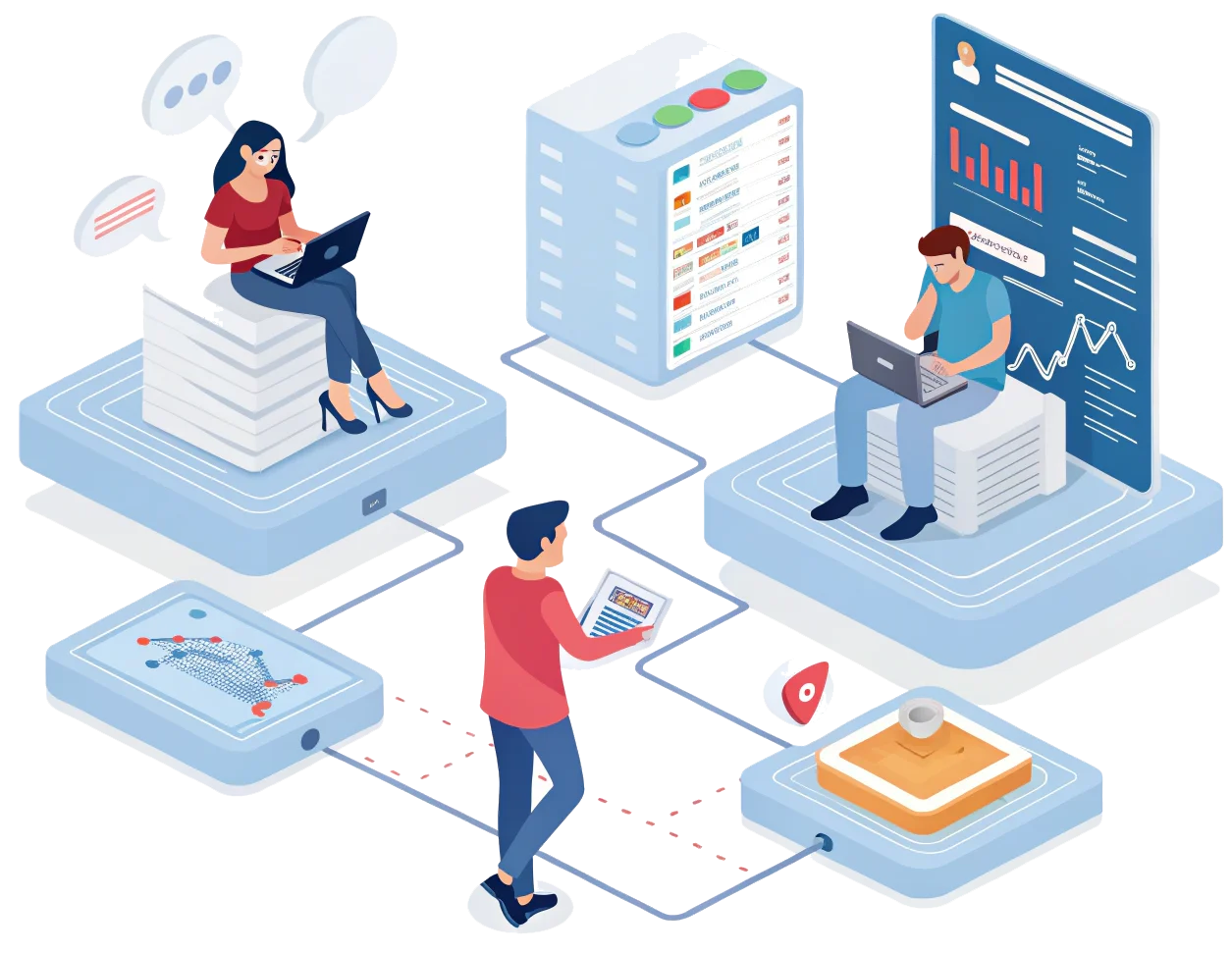 IT Consulting Illustration